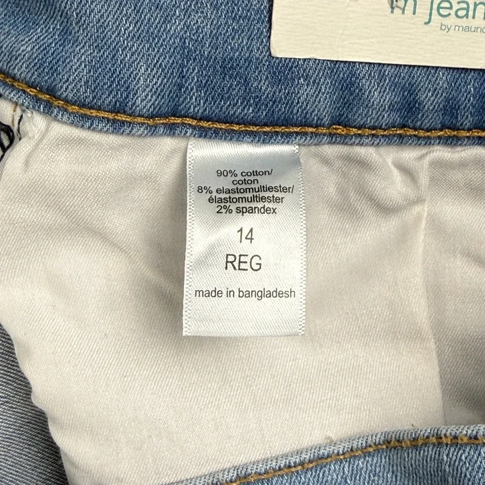 Maurices Jeans M Jean High Rise Sculpt Skinny Jean Size 14 Light Sandblast NWT‎
